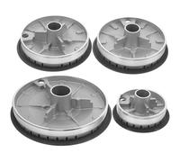 POPETPOP Gas Burner Head Replacement Set for Kitchen Stove Universal Household Stove Burner Head with Flat Flame Cap and Distributor Accessory