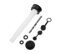 POPETPOP Gas Nozzle Replacement 5 Sets with Anti-Slip Threaded Cap and Flexible PP Spout for Camping and Hiking Activities
