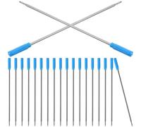 POPETPOP Gel Pen Replacement Refills 1mm Medium Tip Ballpoint Ink Refills 20pcs for Students, Portable and Easy to Detach Suitable for Office and School Use