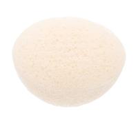 POPETPOP Gentle Facial Sponge Pad for Cleansing and Exfoliating, White Half-sphere Puff, Makeup Remover Tool Suitable for Sensitive Skin