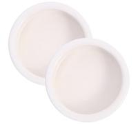 POPETPOP Glass Containers Glass Containers 2pcs Reptile Water Bowls Reptile Food Dish Ceramic Reptile Bowls Escape-proof Reptile Food Bowls Snake Water Bowl Snake Water Bowl