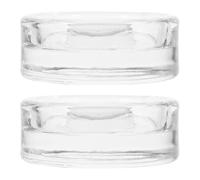 POPETPOP Glass Fermentation Weights Stable Design and Fit 2pcs Reusable Jar Weights for Pickling, Canning, and Home Fermenting for Wide Mouth Mason Jars