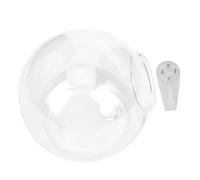 POPETPOP Glass Hanging Flower Vase 11.5x12cm Hydroponic Planter Water Plant Container Wall Mounted round Glass Vase for Indoor Garden Decor