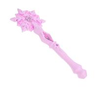 POPETPOP Glowing Snowflake Wand for Light Up Pink Princess Cosplay Prop Plastic Magical Stick for Christmas Halloween Birthday Party Supplies