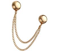 POPETPOP Golden Magnetic Metal Brooch Pin with Versatile Accessory and Practical Functionality, Elegant Clothing Magnet Buckle for Formal Events and Casual Outings