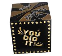 POPETPOP Graduation Card Box Holder for Party Decorations Spacious and Secure Card Collection Box Stylish Graduation Season Decorative Supply for Wishes and Messages at Celebration Events