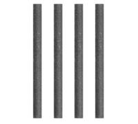 POPETPOP Graphite Electrode Rods Carbon Rods Corrosion Resistance and High Temperature Endurance for Continuous Industrial Processes and Foundry Tasks, Pack of 4 Black Carbon Electrodes