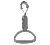 POPETPOP Gray Semi-Circle Bus Handle Ring for Vehicle Subway and Car Assist Grab Handle Replacement Non-Slip Gray for Bus and Car Boarding Safety
