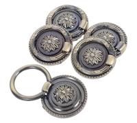 POPETPOP Green Drawer Pull Handle 47mm Metal Vintage Single Hole 5pcs