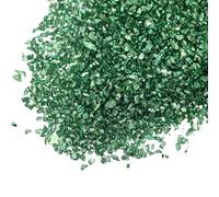 POPETPOP Green Irregular Glass Chips for Nail Art and Scrapbooking, Resin Casting and DIY Epoxy Filling Accessories, 1 Bag Suitable for Manicure and Crafts Projects