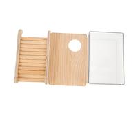 POPETPOP Guinea Pig Bath Supplies Hamster Ladder Bath Box Design Detachable for Easy Cleaning Pet-friendly