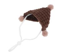 POPETPOP Guinea Pig Hat Knitted Mini Pet Hat for Hamster Rabbit Chicken Photo Prop Hand Knitted Hat Small Animal Costume Christmas