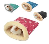 POPETPOP Guinea Pig Sleeping Bag Soft Warm Pet Nest for Small Animals - Cozy Cuddle Sack for Hamsters Hedgehogs and Rabbits