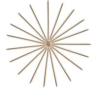 POPETPOP Guitar Fret Wires Convenient Storage White Copper 19pcs Easy Installation and Replacement for Classical and Electric Guitars Suitable for Beginners