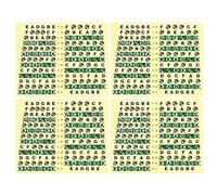 POPETPOP Guitar Fretboard Stickers 10pcs Easy to Install and Remove Pvc Material Helps Master the Fretboard for Electric and Acoustic Guitar for Beginner Practice
