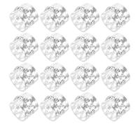 POPETPOP Hair Braid Rings with Ventilated Craftsmanship 20pcs Silver Rhinestone Lightweight Metal and Plastic Hair Accessories for Braids and Dreadlocks for Performances and Parties