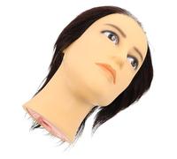 POPETPOP Hair Styling Mannequin Head Male for Salon Training and Classroom Use, Realistic Male Hair Structure, Stable Practice Pvc Hairdressing Training Head for Beginner Barbers