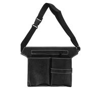 POPETPOP Hair Stylist Pouch Belt Big Capacity Leather Scissors Bag Stylish Simple Hairdressing Tools Holder for Hairdressing Trips