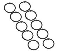 POPETPOP Hair Ties Can be Worn as Bracelets 100pcs Black for Thin Hair Nylon with Comfortable Texture Suitable for Daily Use for Women and Girls