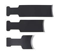 POPETPOP Hairdressing Tint Comb Set 3pcs for Hair Coloring Plastic Material, Black Colour, Protects Scalp and Easy to Clean for Professional Salon and Self-help Hairdressing