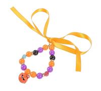 POPETPOP Halloween Cat Collar Pumpkin Pendant Adjustable Kitten Dog Pet Necklace Bell for Small Pets Festival Decoration