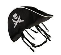 POPETPOP Halloween Cat Dog Pirate Hat Pet Costume Props Short Plush Material Fun Cosplay Accessory for Parties