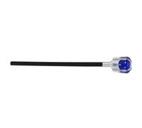 POPETPOP Halloween Cosplay Royal King Wand Cane Prop Blue Silver Imitation Diamond Scepter for Men Women Party Stage Performance Decoration