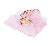 POPETPOP Halloween Ghost Bride Headband with Blood Mesh Veil and Rose Floral Crown, Mexican Day of The Dead Headdress for Women Party Costume Accessory