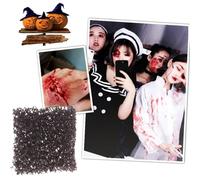 POPETPOP Halloween Makeup Sponge Black Body Scar Paint Sponge for Special Effect Makeup with Portable Size for Beards and Fake Blood Gel at Halloween Party