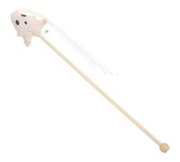 POPETPOP Halloween Themed Interactive Cat Teaser Stick with Soft Plush Hanging for Indoor Cats Lightweight and Portable Pet Teasing Stick to Encourage Exercise and Play