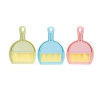 POPETPOP Hamster Cage Cleaning Tool Set 6 Pieces Mini Broom and Dustpan for Small Pets Guinea Pig Dust Remover Compact Pet Cage Cleaning Supplies