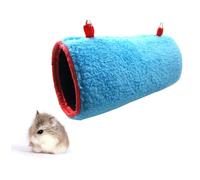 POPETPOP Hamster Hammock Hanging Snuggle Tunnel Warm Cotton Cave Hut for Squirrel Chinchilla and Guinea Pig 8x16cm PET Hanging Bed Random Color