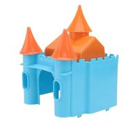 POPETPOP Hamster Hideout Castle Plastic House Blue for Small Pets Like Rats and Guinea Pigs Indoor Shelter Random Color