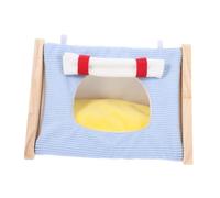 POPETPOP Hamster Hideout Pet Warm Nest Hammock Heated Bed for Hamsters Rabbits Ferrets
