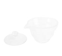 POPETPOP Handmade Product Name Teacup 200ml Glass with Ice Carving Grain Pattern, Round Shape for Brewing and Serving Tea Fashionable and Delicately Designed Suitable for Tea Time and