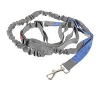 POPETPOP Hands-free Running Dog Leash for Large Dogs Adjustable Bungee Waist Leash with Reflective Rope for Outdoor Jogging and Training