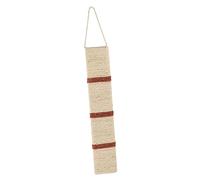 POPETPOP Hanging Cat Scratcher with Sisal Mat and Wooden Frame, Wall Mounted Scratch Pad for Cats, Provides Healthy Outlet for Hunting Instinct, for Laying Flat the Ground or Hanging on Random Color