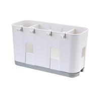 POPETPOP Hanging Chopsticks Holder Kitchen Rack Draining Chopsticks Cage Plastic Multi-functional Storage Can Be Hung on The Wall Suitable for Kitchen Table and Hotel