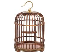 POPETPOP Hanging Decorative Bird Cage for Parrots and Small Pets Vintage Style Spacious Design for Indoor and Outdoor Use for Bird and Home Decor