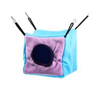 POPETPOP Hanging Hammock Bed Pet Supply Squirrel Hamster Chinchilla Bed Soft Comfortable Washable for Small Pet