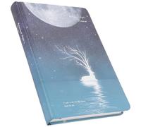 POPETPOP Hardcover Journal Notebook A5 with Beautiful Deer and Starry Night Watercolor Illustrations, No Feathering or Bleeding through Paper, for Writing to Do Lists