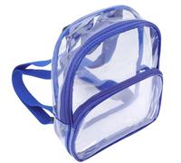 POPETPOP Heavy Duty Backpack Mini Pvc Waterproof Lightweight Small Backpack with Enough Capacity for Travelling and Raining Days, Stylish and Practical See through Back Pack for Back
