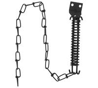 POPETPOP Heavy Duty Iron Door Closer Chain with Anti-Theft Storm Door Protector and Fence Gate