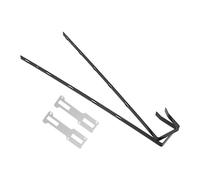 POPETPOP Heavy Duty Mirror Hangers Over-the-Door Hooks 2pcs Adjustable Iron Mirror Door Hanger with Five Adjustable Hooks for Small Apartments and Compact Rooms