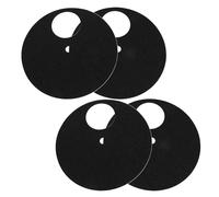 POPETPOP Heavy Duty Sandpaper for Dog Scratcher 4Pcs Self Adhesive Replacement Pads for Cat Nail Scratch Board and Pet Nail Trim Sandpaper Black for Grooming