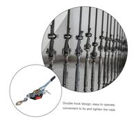 POPETPOP Heavy Duty Steel Rope Come Along Hand Cable Puller with Dual Hooks Ratchet Power Winch for Tree Felling and Electrical Cable Pulling Lightweight Capacity with Reinforced Gears and