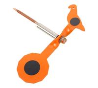 POPETPOP Heavy-gauge Iron Bird Target Stand 360° Spinning Quick Action for Shooting Range and Backyard Shooting Practice