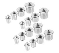 POPETPOP High Hardness Steel Dowel Center Transfer Plugs Woodworking Tool Assortment for Precise Cabinet and Bookshelf Portable Kit with Multiple
