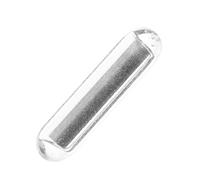 POPETPOP High-temperature Magnetic Stir Bar 15mm X 4mm White Glass Lab Magnetic Stirrer Rod with Samarium Cobalt Magnet Resistant to 350°c for Laboratory Mixing and Stirring