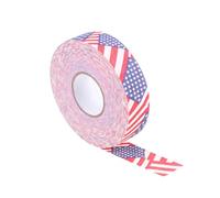 POPETPOP Hockey Tape Stars and Stripes Pattern, Anti Slip Wear Resistant | Cotton PVC Blend, Easy to Apply, Bright Printed Style, for Ice Hockey Stick Handle and Glove Wear Reduction
